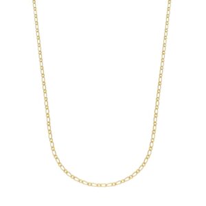 Corrente  Masculina Elo Fina Ouro 24k