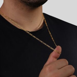 Corrente  Masculina Elo Ouro 24k